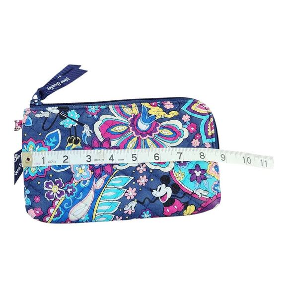 Disney Vera Bradley Wristlet wallet sensational six paisley Mickey & Friend goof - Picture 15 of 16